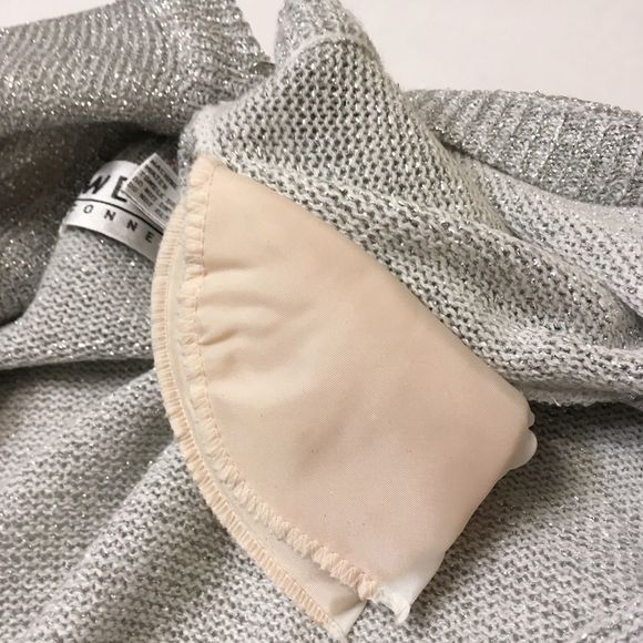 Western Connection Silver Lame Sweater Jacket - Picture 8 of 8